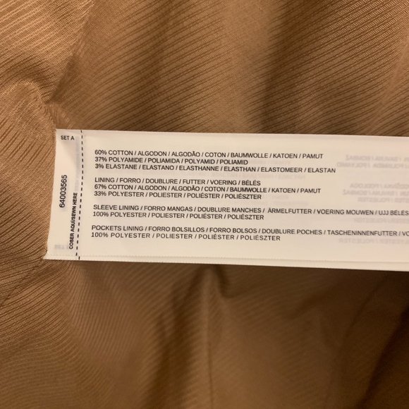 Camel Double Breasted Blazer - Picture 4 of 5